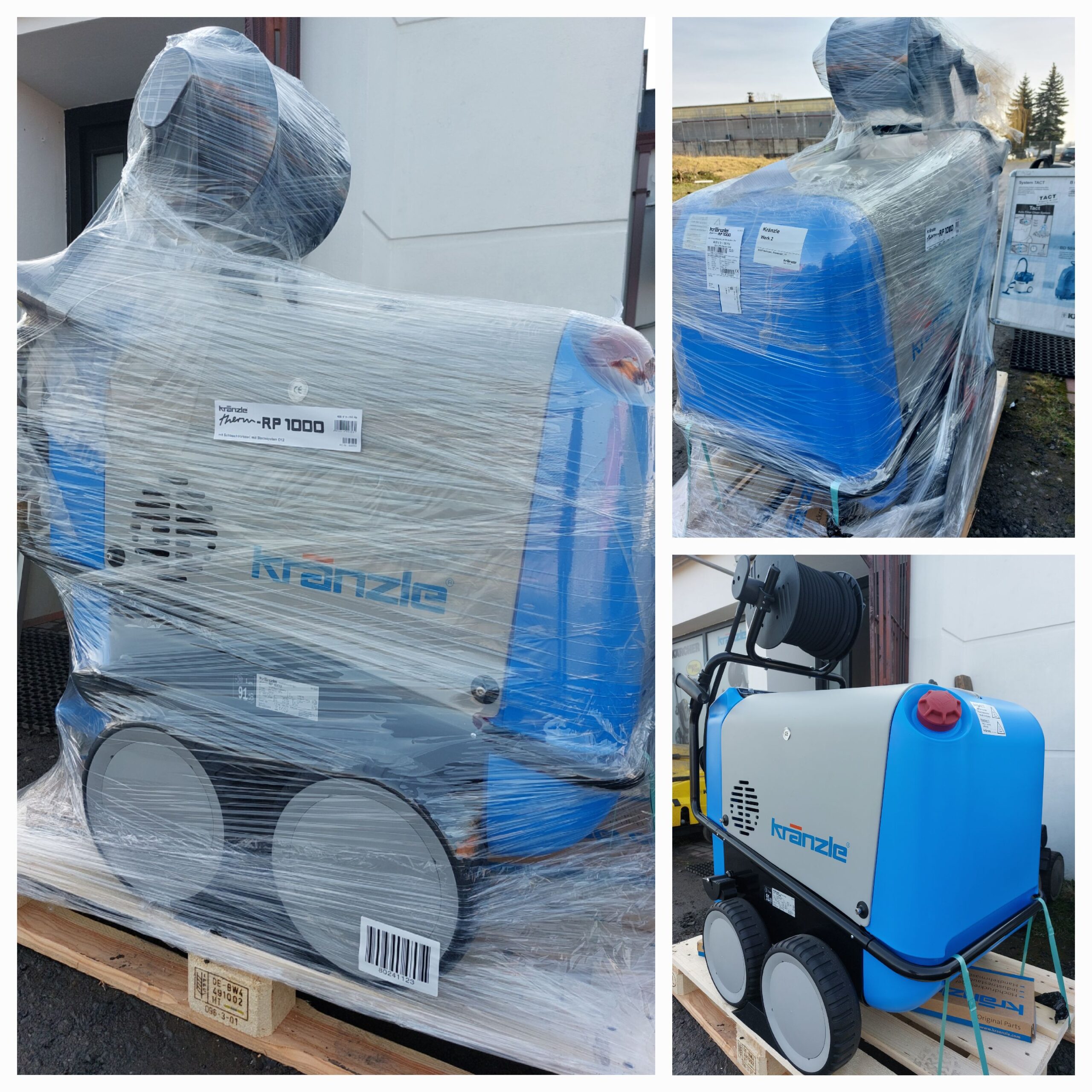 KRANZLE THERM RP 1000-ciepłowodna myjka, 200 bar, 1000 l /h