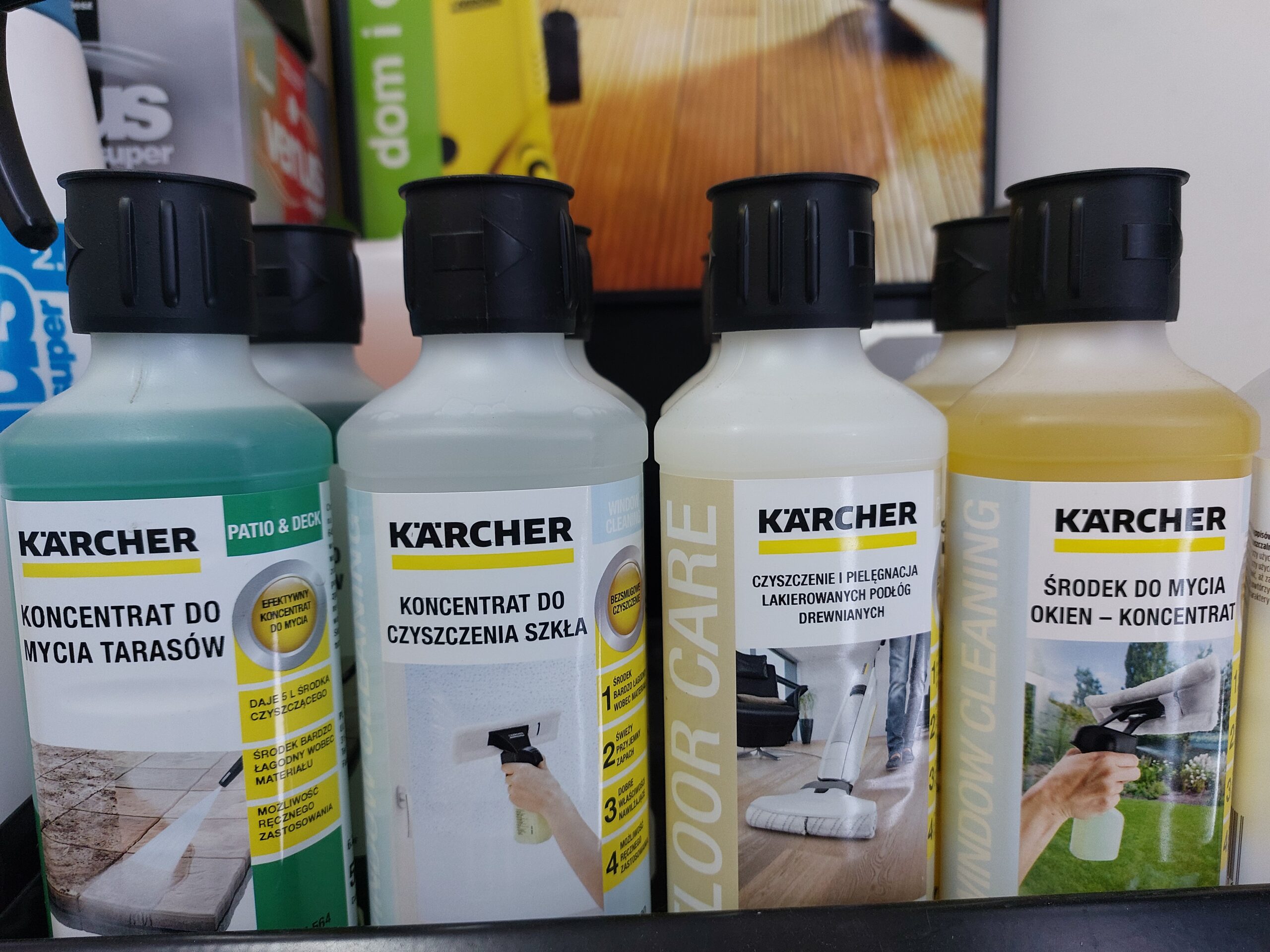 PŁYN KARCHER DO OKIEN,TARASÓW, DREWNA