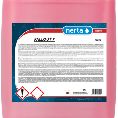 Nerta Fallout 7 5L Środek Do Czyszczenia Felg Kołpaków Deironizer Bez Kwasu