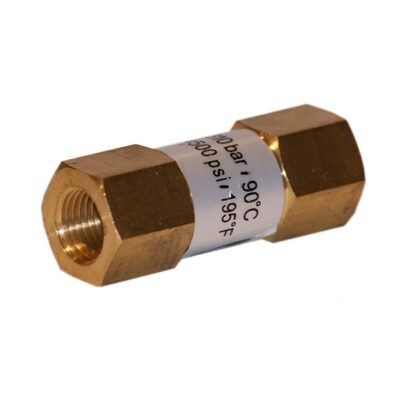 Zawór zwrotny 3/8″ IG 310 bar 40 l/min mosiądz