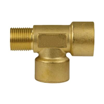 Trójnik mosiężny 3/8” AG – 3/8” IG – 3/8” IG