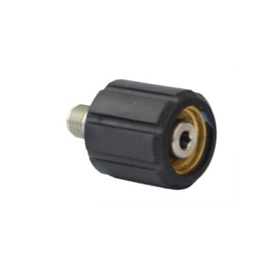 Redukcja mosiężna M22x1,5 AG – 1/4″ AG do myjek Karcher Kranzle obrotowa