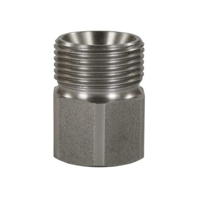 Redukcja ze stali nierdzewnej Inox M22x1,5 AG – 3/8″ IG 500 bar