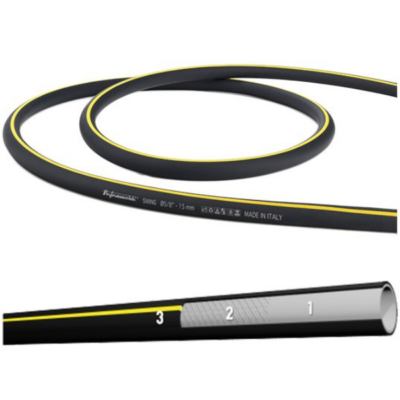 Wąż ogrodowy 3-warstwowy 1/2″ Wzmocniony PVC 15m